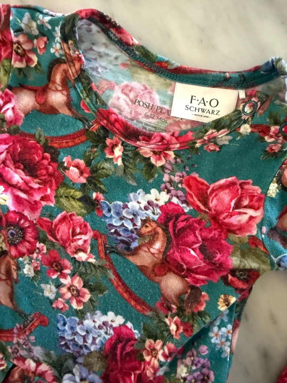 Posh Peanut x FAO Schwarz Dress/Onesie 6-12mo